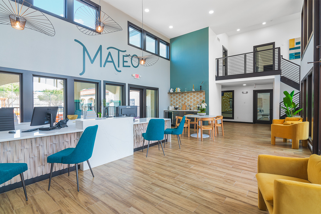 Mateo Renovated Leasing Office